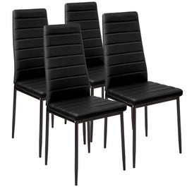 4 cadeiras de jantar em couro sintético
