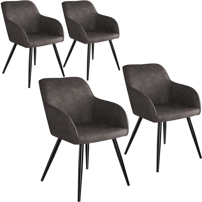 4 cadeiras de tecido Marilyn 